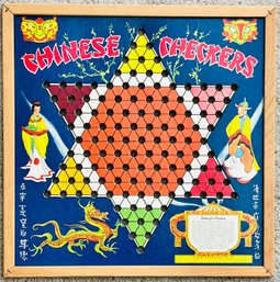 Vintage Chinese Checker Board - Marbles Not Included
