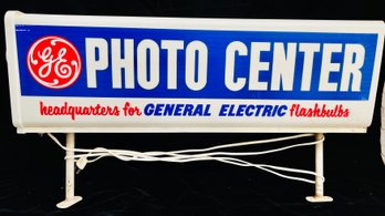 Vintage Photo Center Lighted Sign
