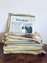 The Nation's Fine Antiques Monthly Newspapers Ranging From Various Dates