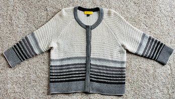 Vintage St. John Beige Knit Cardigan