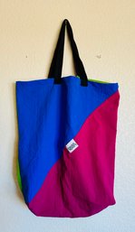 Teddi Sport Color Block Packable Tote Bag