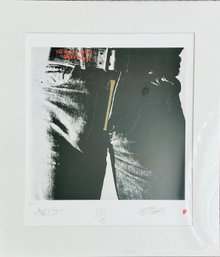 The Rolling Stones Collection 'STICKY FINGERS' NUMBERED Lithograph Print