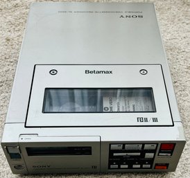 Vintage Sony Betamax Machine