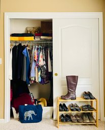 Full Closet Of Assorted Women's And Men's  Clothes, Shoes & Accessories Including Avia, LL Bean & More