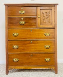 Vintage Wooden Gentlemans Chest