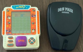 Pair Of Hand Held Electronic Games