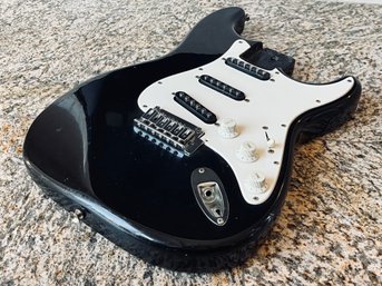 Black Fender Stratocaster Guitar Body