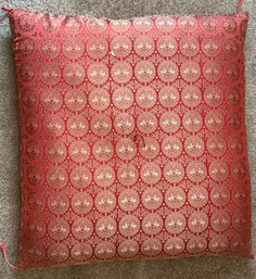 Large Red Floor Pillow