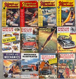 Vintage Science & Mechanics, Popular Mechanics And Popular Science Magazines