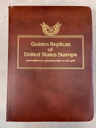 US Stamp Proof Replicas On 22kt Gold Surface