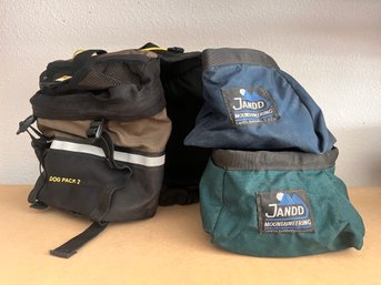 Dog Backpack And 2 Janco Collapsable Dog Bowls