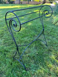 Wrought Iron Blanket Rack