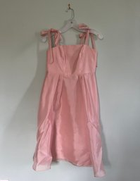 Set Of Bublegum Pink Wedding Guest Dresses- One Long And One Short