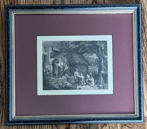 Battle Of Mill By Currier And Ives, Framed Sketch Print