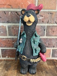 Hunting Bear Figurine