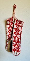 Vintage Knitted Women's Slippers