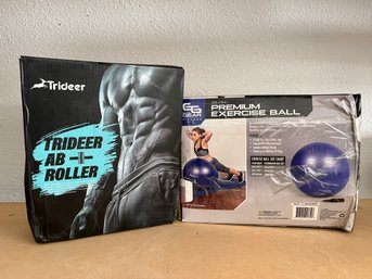 Ab Roller And Exercise Ball