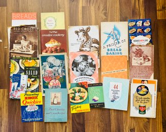 Vintage Lot Of 50's Cook Books And Pamphlets
