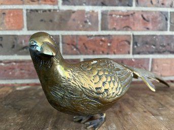 Bronze Pheasant Sculpture