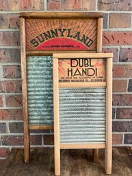 Pair Of Vintage Washboards