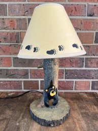 Bear In Log Lamp By Bearfoots No. 0700/2116