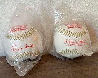 Pair Of Mcdonalds 1996 Salute MLB SL Cardinals Souvenir Baseballs