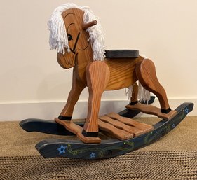 Kids Wood Rocking Horse