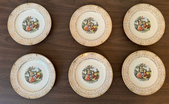 Collection Of Century By Salem 23k Decorative Plates