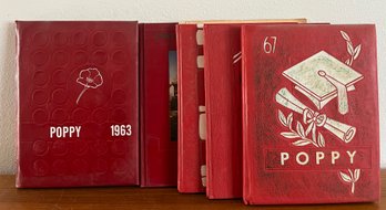 Yearbooks Winters CA High School 1963-1967 Poppy