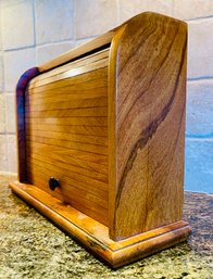 Roll Top Tobacco Pipe Storage Cabinet