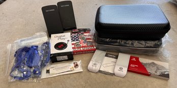 Tech Assortment - Cases, Chargers, Badges
