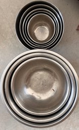 Pair Of Stainless Steel Bowl Sets
