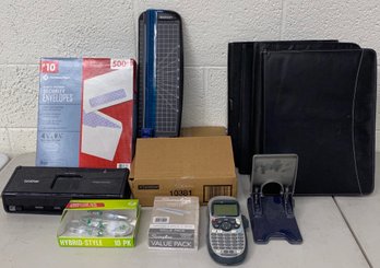 Great Grouping Of Office Supplies Including A Label Maker And More