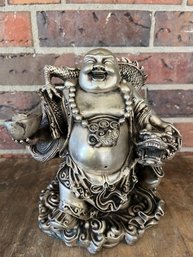 Laughing Buddha With Dragon