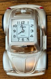 Vintage Elgin Volkswagen Beetle Mini Clock