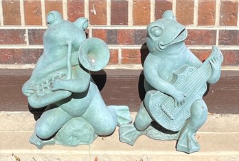 Serenading Ceramic Garden Toads