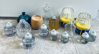 Assortment Of Ultra Pure Liquid Candles And Holders