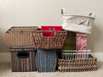 Variety Of Decorative Baskets