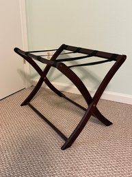 Wooden Curved Legs Luggage Rack