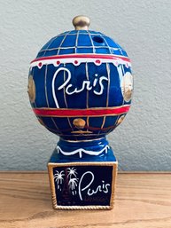 Paris Hotel Las Vegas Ceramic Lidded Globe