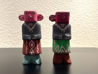 Pair Of Vintage Hopi Kachina Dolls