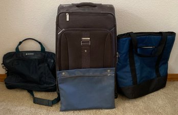 Assortment Of Luggage And Bags Including Samsonite And More