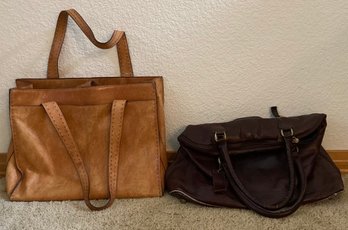 Pair Of Leather Bags