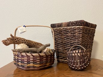 Collection Of Decorative Baskets