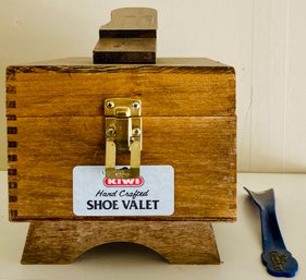Kiwi Handcrafted Shoe Valet Box With Supplies