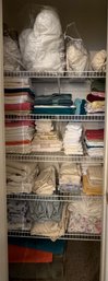 Closet Full Of Towels, Bath Rugs, & Linens