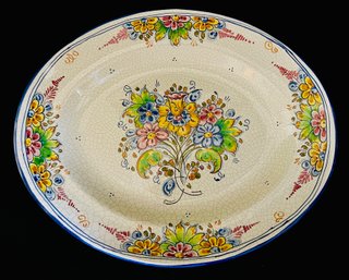 Porcelain Platter Hand-Made In Spain