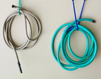 Duo Of Hoses With Bucket