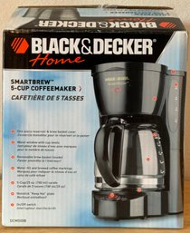 New In Box Black & Decker Smartbrew 5-cup Coffee Maker