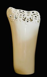 Vintage Sia White Porcelain Vase